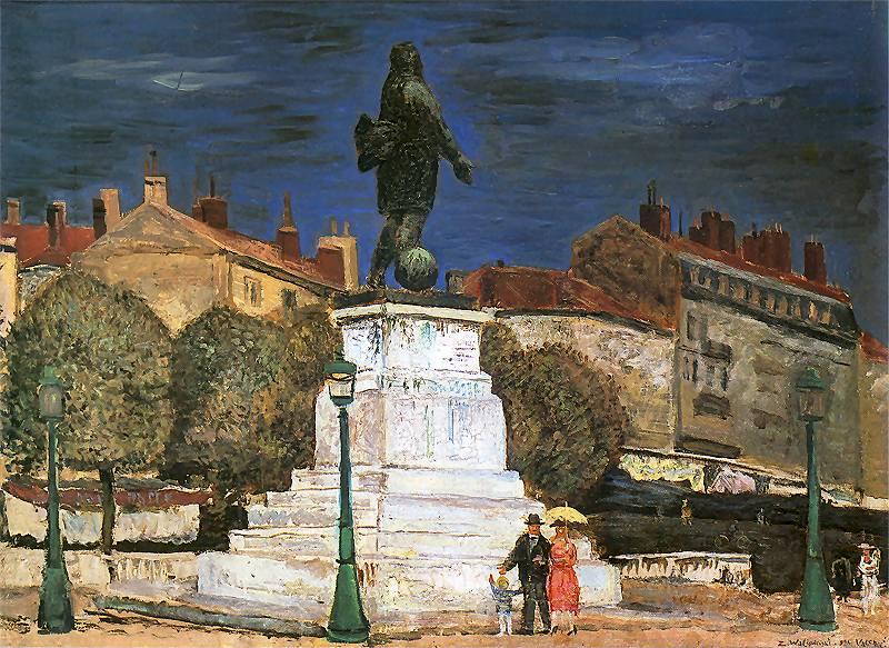 Zygmunt Waliszewski Statue of general Championnet in Valence oil painting image